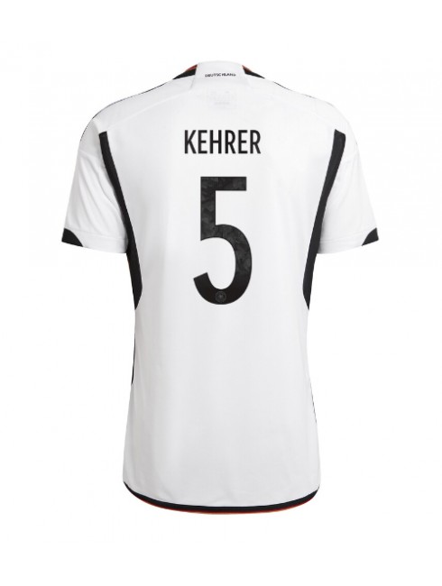 Billige Tyskland Thilo Kehrer #5 Hjemmedrakt VM 2022 Kortermet